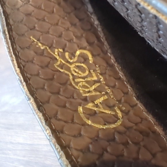 Carlos Santana Obsession Brown Snakeskin - Platform Knee-High Boots - 7 1/2 - Picture 9 of 12